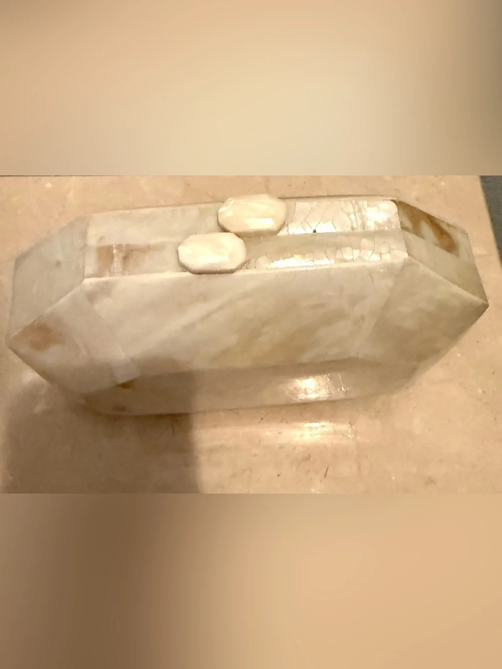 Vintage Mother of Pearl clutch. Like new.